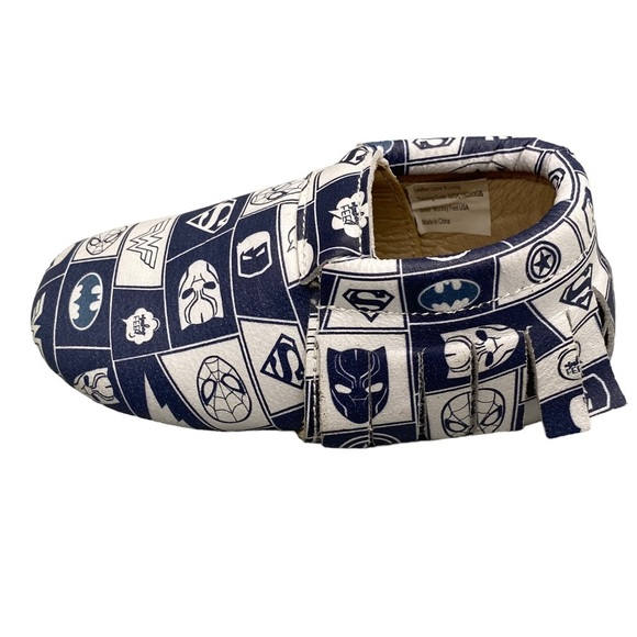 Monkey Feet Baby Infant‎ Shoes Leather Superhero Batman Spider-Man 12-18 Months - Picture 7 of 11